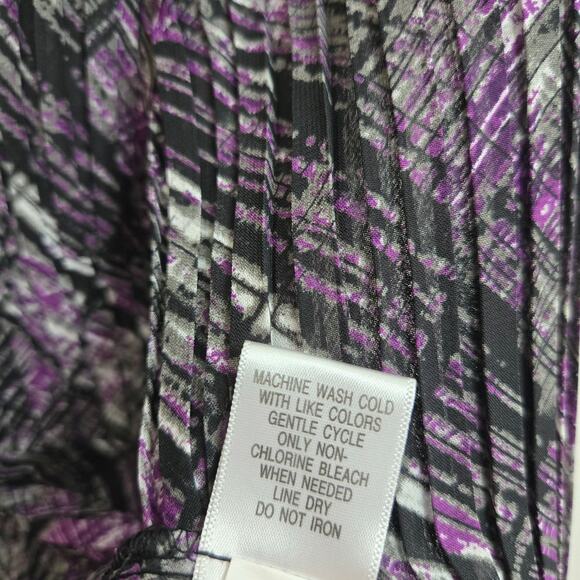 APT.9 Womens Vintage 90s Y2K Whimsigoth Flowy Sheer Ruffle Flare Cuff Top PSmall - Picture 9 of 12